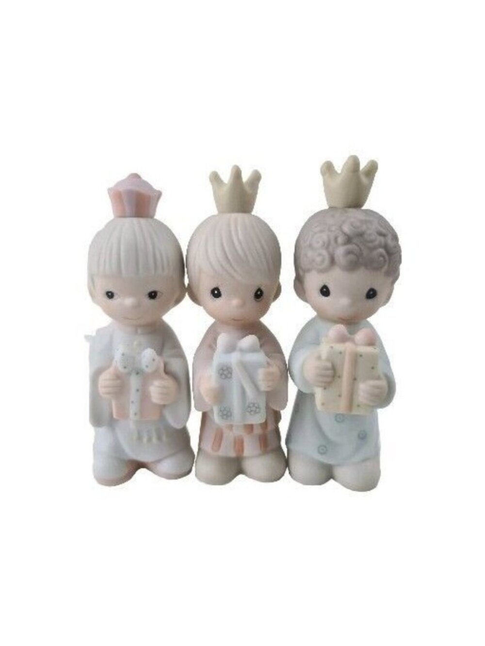 Enesco Precious Moments Wee Three Kings 213624 King Porcelain Figurines 1982